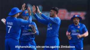 T20I: Afghanistan vs Zimbabwe Mohammed Nabi leads Afghanistan to win series against Zimbabwe.